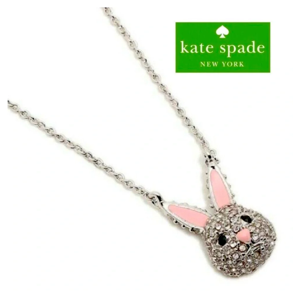 Kate Spade Novelty Magic Rabbit Mini Bunny Pendant Necklace